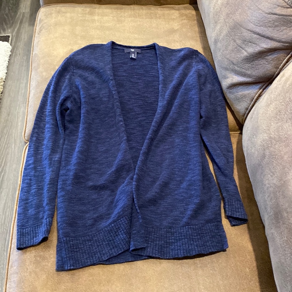 Gap navy lightweight cardigan womens small